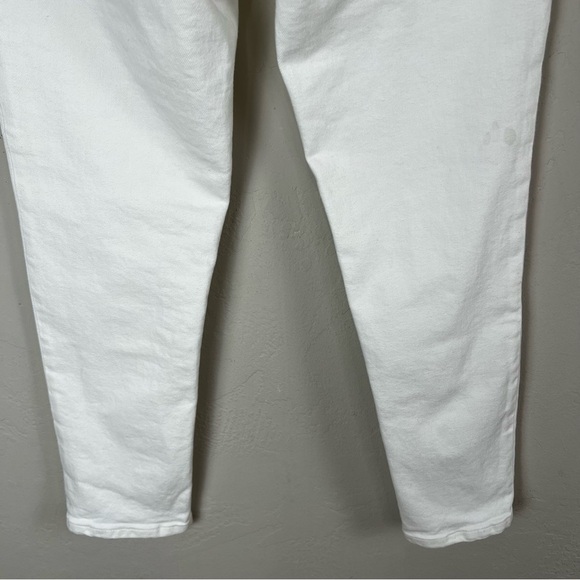 NEW Everlane The Curvy Cheeky Jean High Rise Bone White Size 23 Ankle - Picture 7 of 12